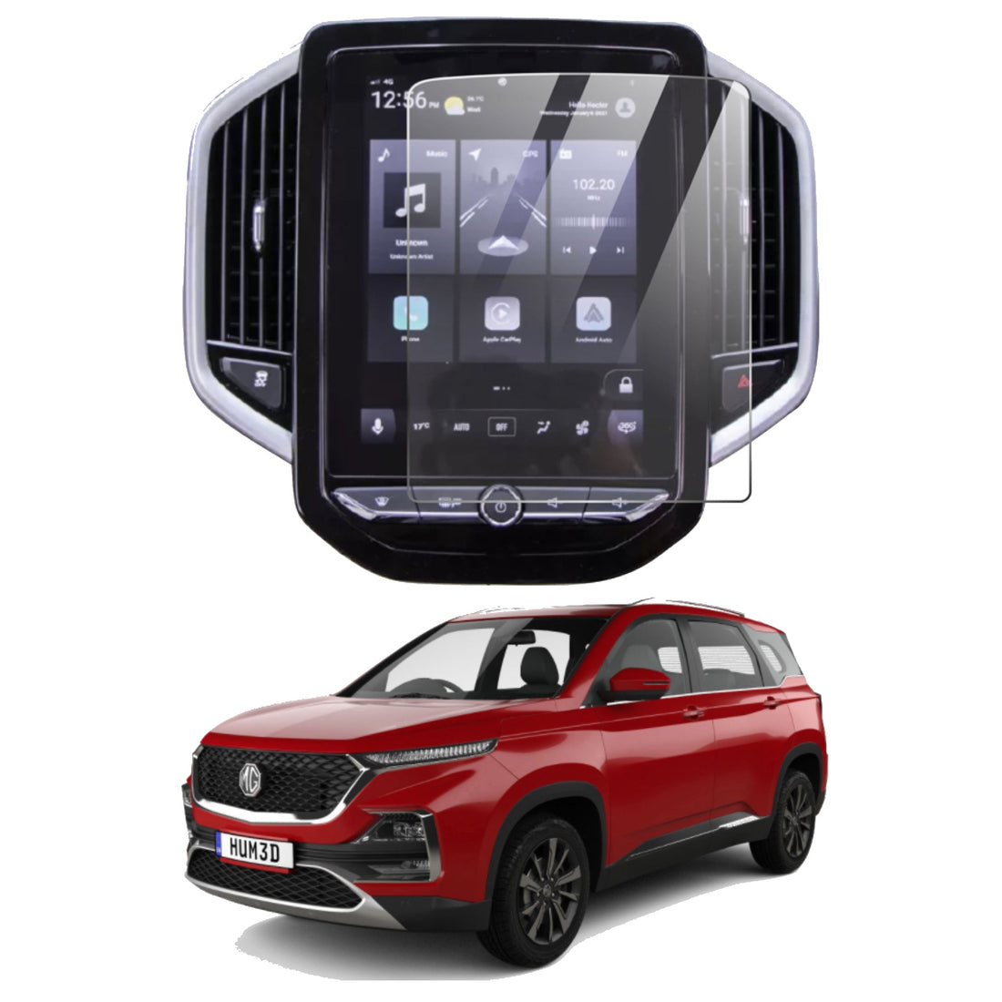 MG Hector Touch Screen Guard [2019 - 2023] - M10C_HECTOR