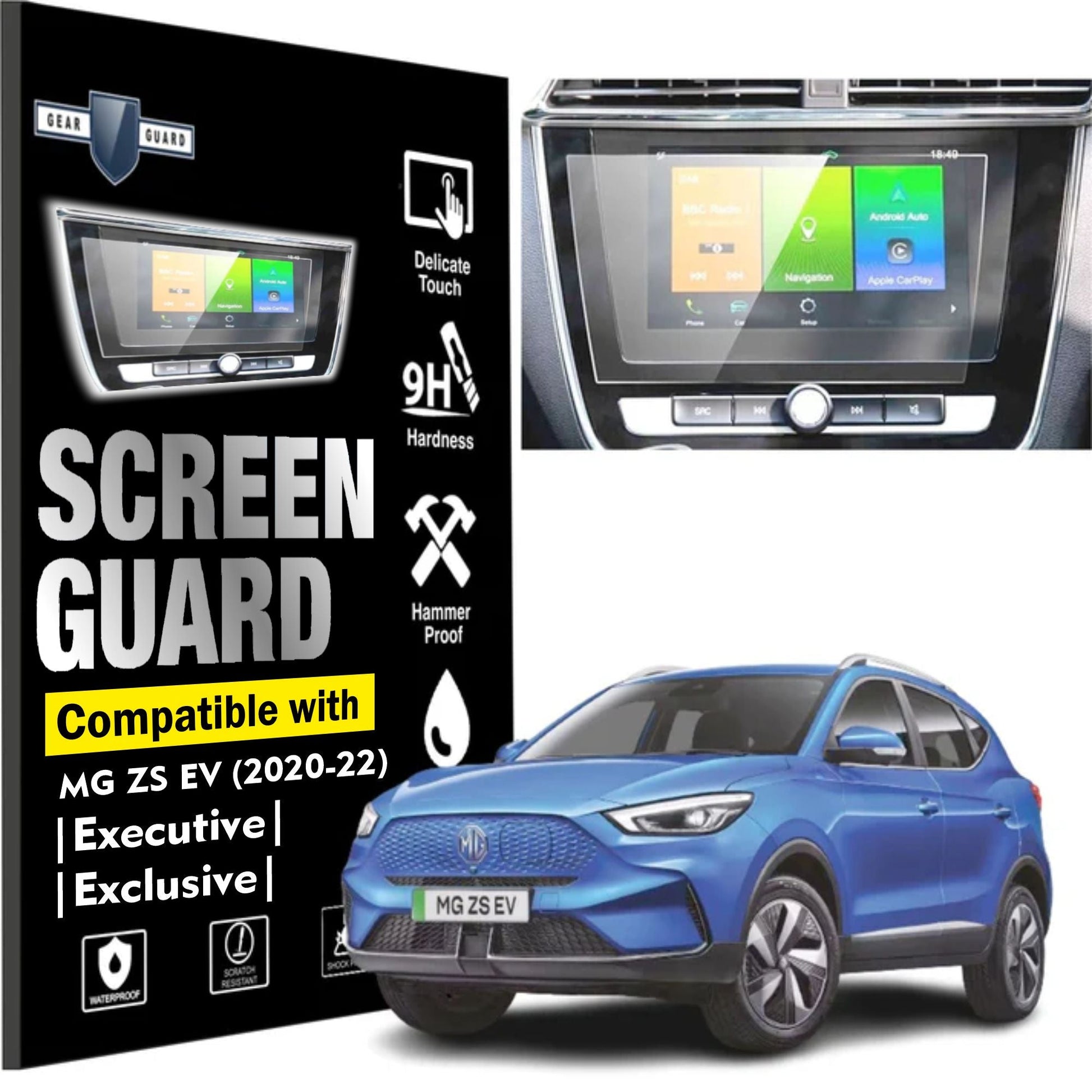 MG ZS EV Touch Screen Guard [2020 - 2021] - M8M_ZSEV02