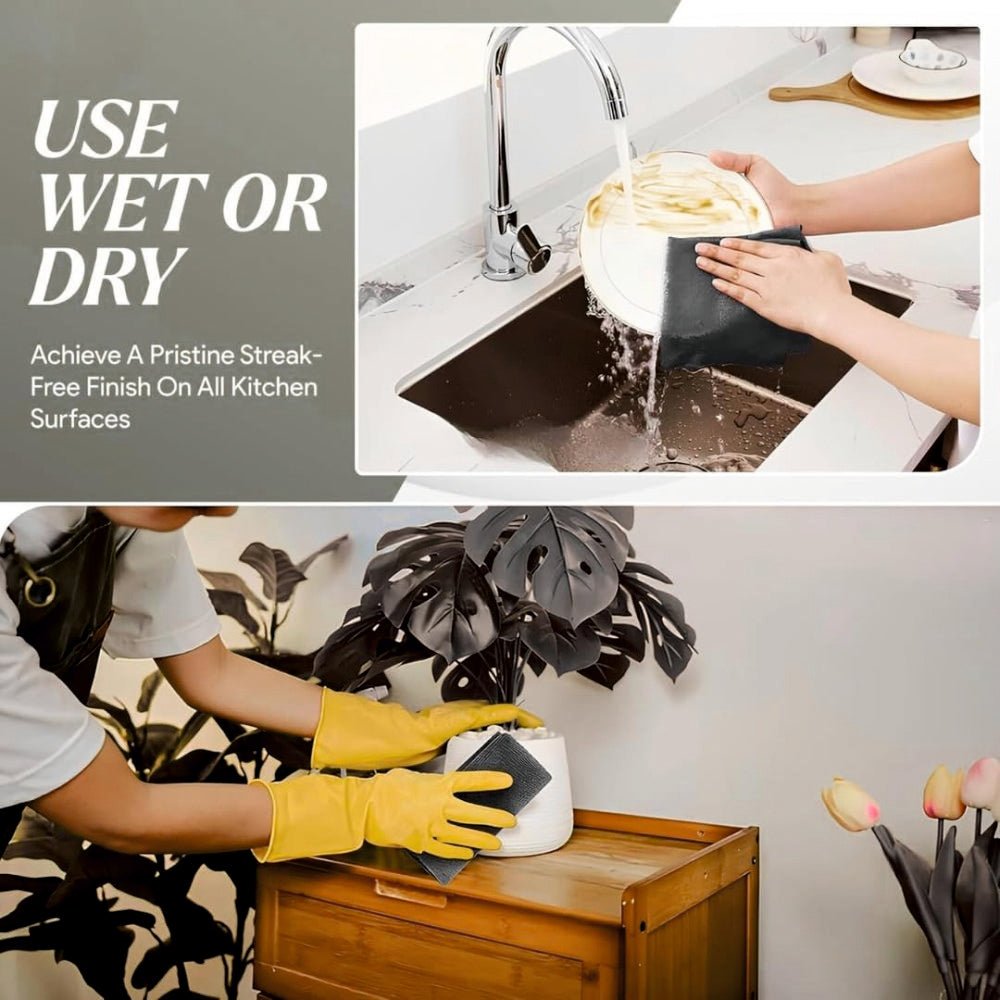 Microfiber Cleaning Roll 30x30cm – Tear Resistant, Reusable & Washable Cleaning Cloth -MICROFIBER_ROLL