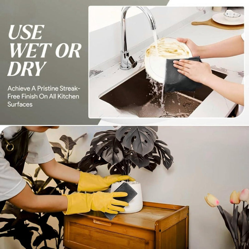 Microfiber Cleaning Roll 30x30cm – Tear Resistant, Reusable & Washable Cleaning Cloth -MICROFIBER_ROLL