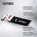 N Line Badge 3D Metal Sticker -N_LINE_STICKER