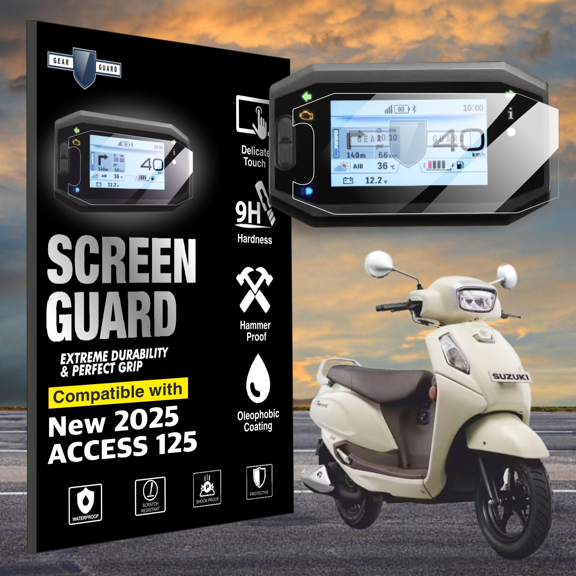 New Access 125 (2025) Color Display Cluster Screen Guard