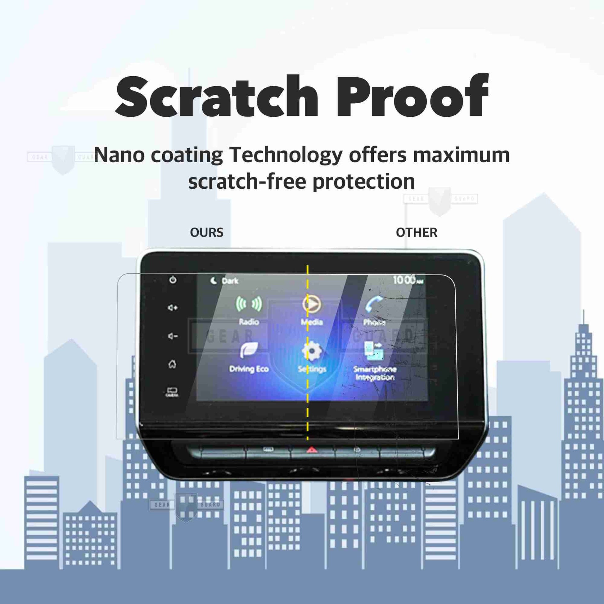 Nissan Gravite Infotainment System Touch Screen Guard - M8M_GRAVITE