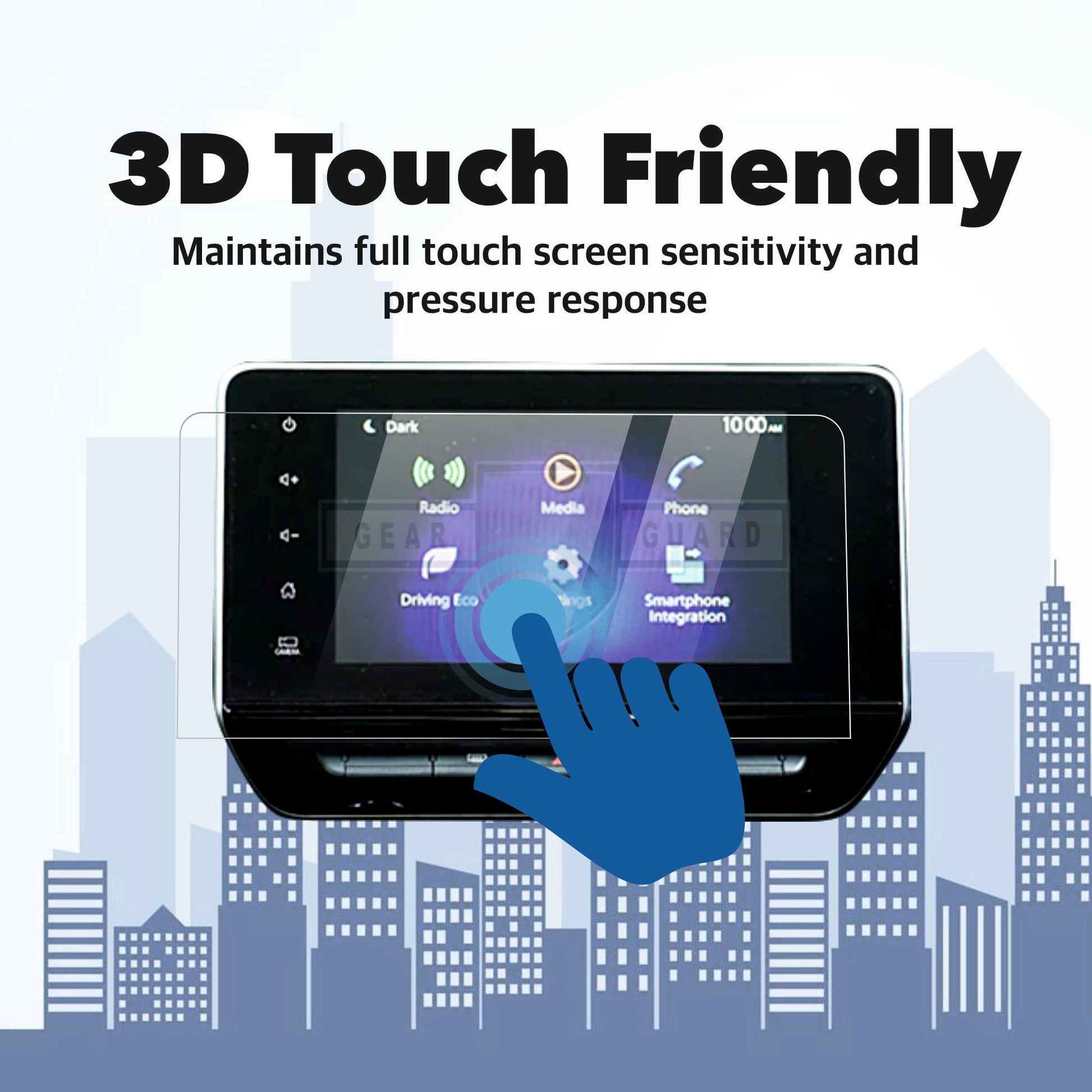 Nissan Gravite Infotainment System Touch Screen Guard - M8M_GRAVITE