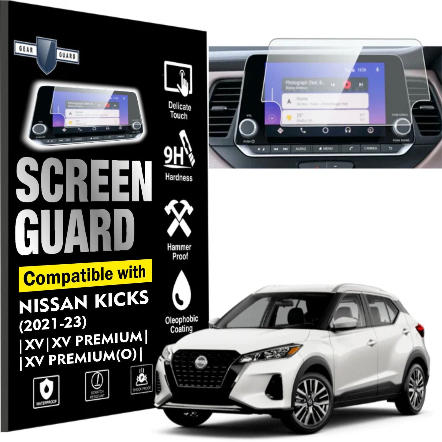 Nissan Kicks Touch Screen Guard [2021-2023]