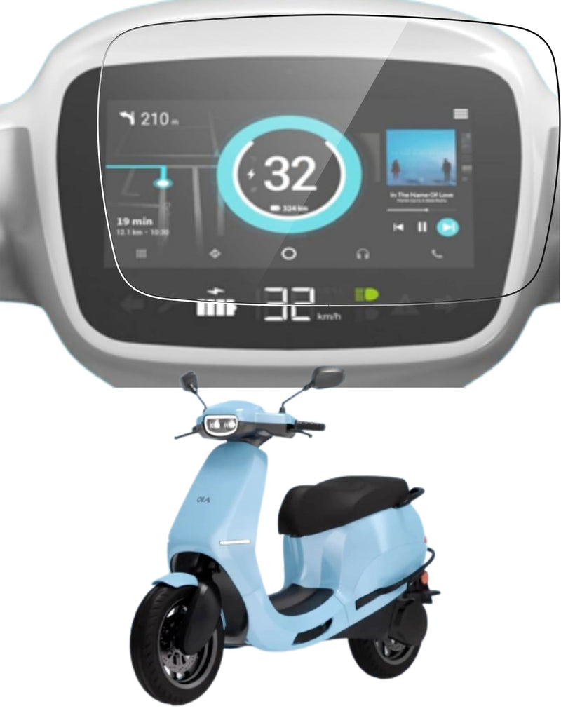 Ola S1 and S1 Pro (Gen - 2) Scooter TFT Instrument Cluster Digital Speed Meter Screen Protector [2023 - 2025] - S7C_OLA_2GEN
