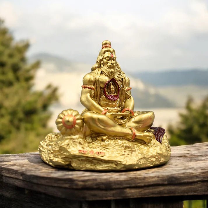 Orange Hanuman Ji Idol – With Ram Ji in Heart | Gift & Decor - OHANUMAN_IDOL-2