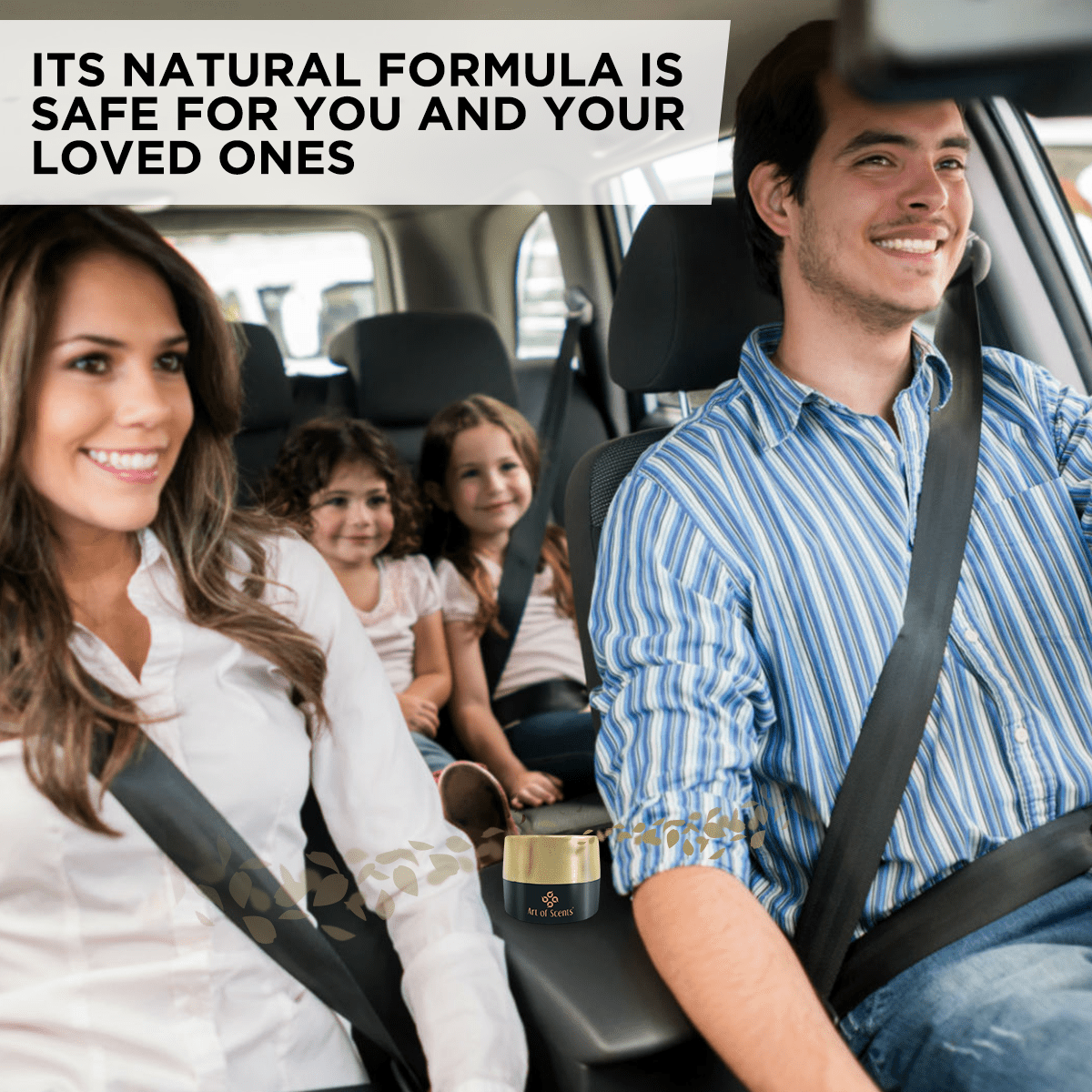Organica Car Perfume (45 Gram) Wooden Blocks Car Air Freshener Lasting 3 - 4 Months - ORGANICA_AROMATIC_WOODS
