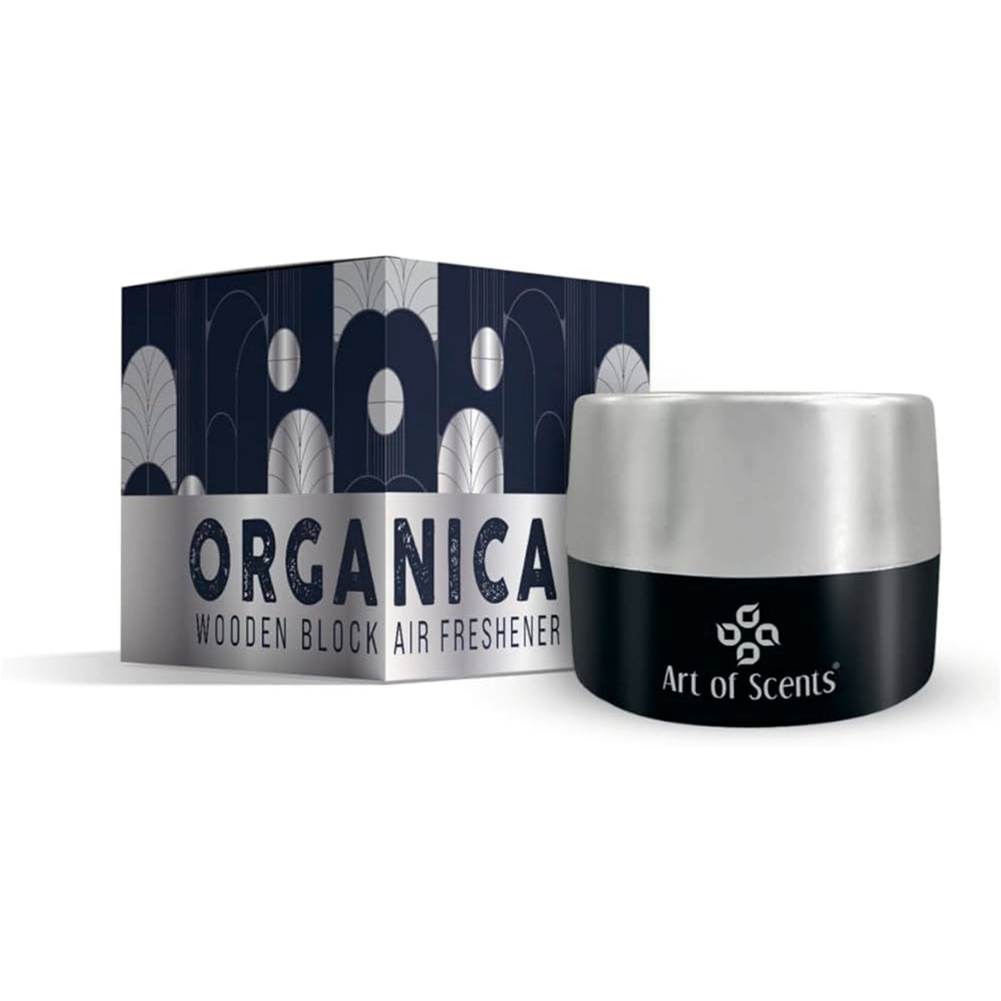Organica Car Perfume (45 Gram) Wooden Blocks Car Air Freshener Lasting 3 - 4 Months - ORGANICA_ARABIAN_SUNSETS