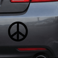 Peace Symbol 3D Metal Sticker 6.3cm x 6.3cm - STICKER_PEACE_BLK