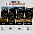 Permanent Tyre Sticker For All Cars & SUV - 4x4 OFF ROAD - TYRE_STK_4X4OFFRD