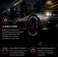 Permanent Tyre Sticker For All Cars & SUV - FAST AND FURIOUS - TYRE_STK_FAST&F