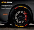 Permanent Tyre Sticker For All Cars & SUV - GT Racing - TYRE_STK_GTRACING