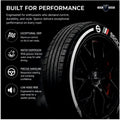 Permanent Tyre Sticker For All Cars & SUV - Sparco - TYRE_STKR_SPD_SPARCO