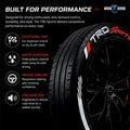 Permanent Tyre Sticker For All Cars & SUV - TRD Sports - TYRE_STKR_SPD_TRDS