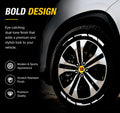 Permanent Tyre Sticker For All Cars & SUV - White Strip | Complete Set for All 4 Tyres -TYRE_STK_WHITE_STRP