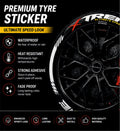 Permanent Tyre Sticker For All Cars & SUV - Xtreme - TYRE_STKR_XTREME