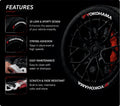 Permanent Tyre Sticker For All Cars & SUV - Yokohama | Complete Set for All 4 Tyres -TYRE_STK_YOKOHAMA