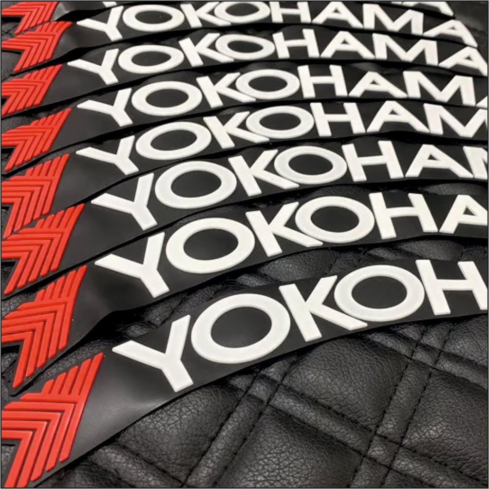 Permanent Tyre Sticker For All Cars & SUV - Yokohama | Complete Set for All 4 Tyres -TYRE_STK_YOKOHAMA