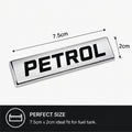 Petrol 3D Chrome Metal Sticker for Cars - STICKER_PETROL_D2