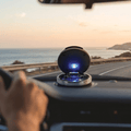 Portable LED Car Ashtray – Smokeless & Compact Design - ASHTRAY_CARBON_F