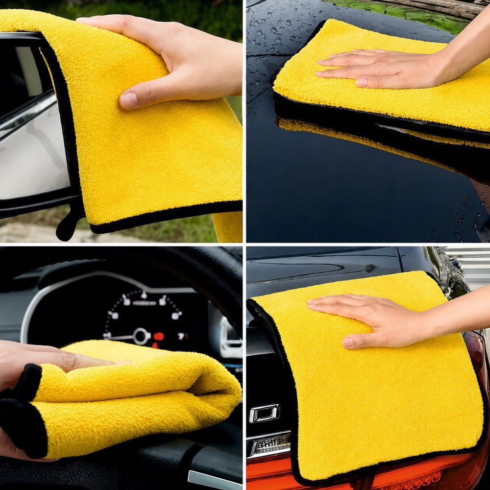 Premium 800 GSM (40x40 cm) Microfiber Car Cleaning Cloth -MICRO_CLOTH_800GSM