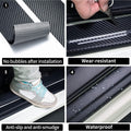 Premium Carbon Fiber Car Door Sill Protector with Logo - SILL_GUARD_SUZUKI_PO8