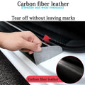 Premium Carbon Fiber Car Door Sill Protector with Logo - SILL_GUARD_SUZUKI_PO8