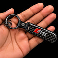 Premium Carbon Fiber Finish Zinc Alloy Metal Keychain -KEYCHAIN_CARBON_RS