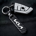 Premium Carbon Fiber Finish Zinc Alloy Metal Keychain - KEYCHAIN_CARBON_KIA