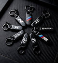 Premium Carbon Fiber Finish Zinc Alloy Metal Keychain - KEYCHAIN_CARBON_KIA