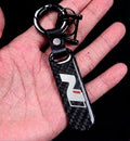 Premium Carbon Fiber Finish Zinc Alloy Metal Keychain - KEYCHAIN_CARBON_NLINE