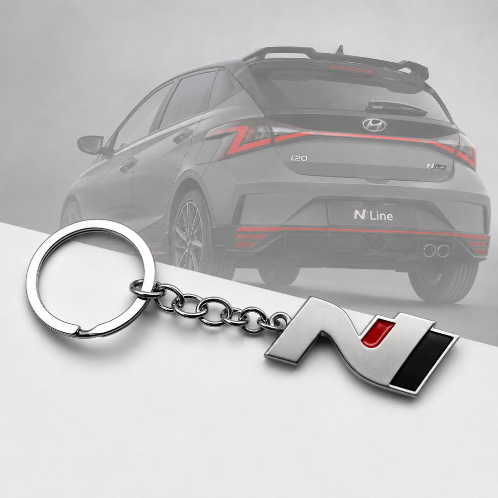 Premium Metal Car Keychain - KEYCHAIN_NLINE_SLV