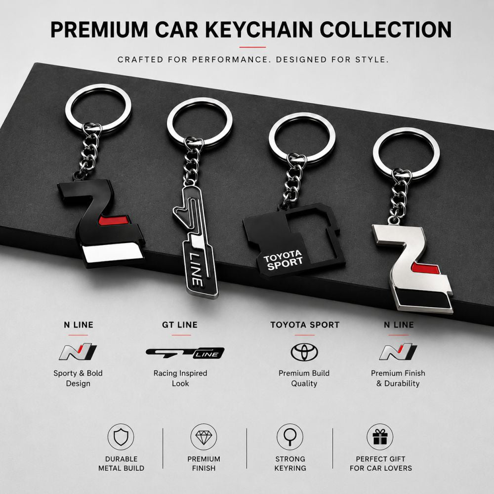 Premium Metal Car Keychain - KEYCHAIN_TOYTA_SPORT