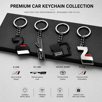 Premium Metal Car Keychain - KEYCHAIN_TOYTA_SPORT