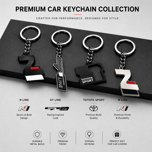 Premium Metal Car Keychain - KEYCHAIN_TOYTA_SPORT