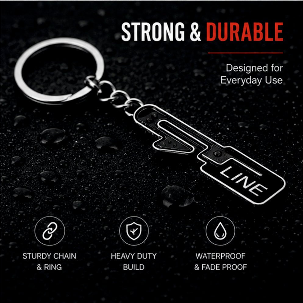 Premium Metal Car Keychain For Cars - GT Line - KYCHAIN_GTLINE