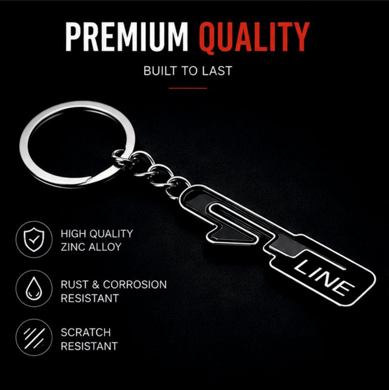 Premium Metal Car Keychain For Cars - GT Line - KYCHAIN_GTLINE