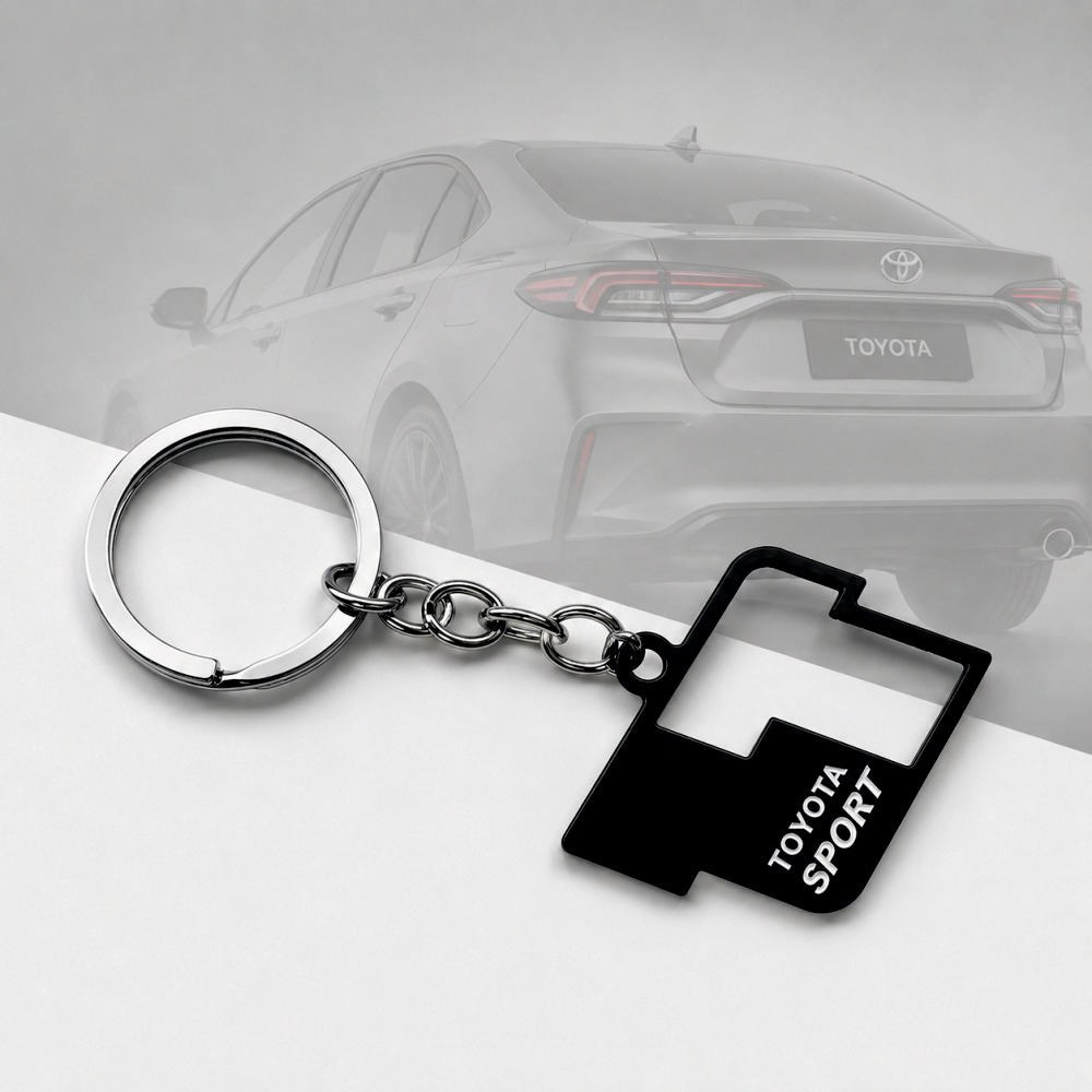 Premium Metal Car Keychain For Cars - Toyota Sport - KYCHAIN_TOYOTA