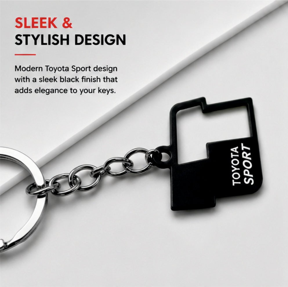 Premium Metal Car Keychain For Cars - Toyota Sport - KYCHAIN_TOYOTA