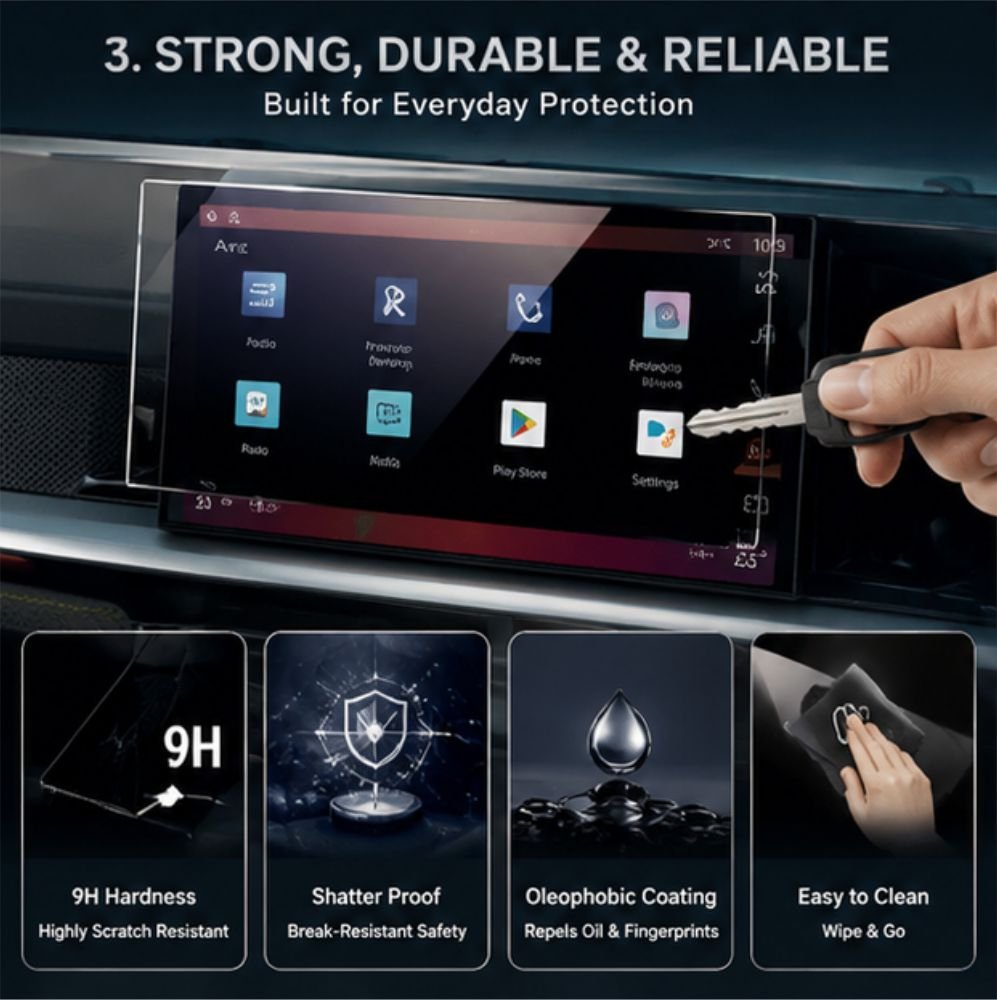 Renault Duster Infotainment System with MID Touch Screen Guard [2026] - M10C_DUSTER26_INFO_MID