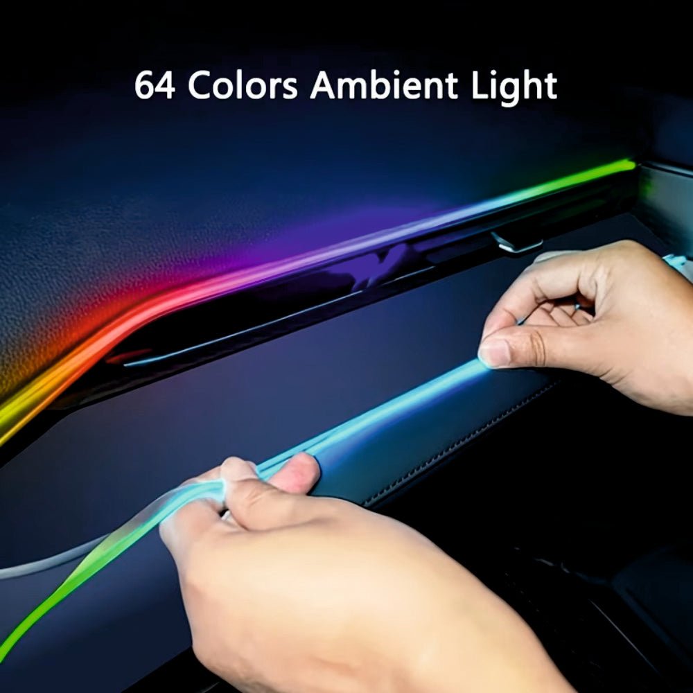 RGB Car Interior Ambient Lighting Kit | APP Controlled Music Sync LED Strip -AMBIENT_LIGHT
