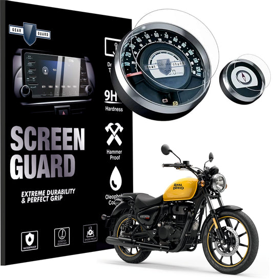 Royal Enfield Meteor 350 Bike Accessories Instrument Cluster Screen Guard -METEOR350_SG-1