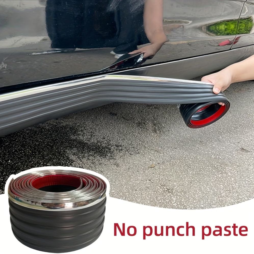 Rubber Car Side Skirt & Bumper Guard (Anti - Scratch Protector) - SIDE_SKIRT