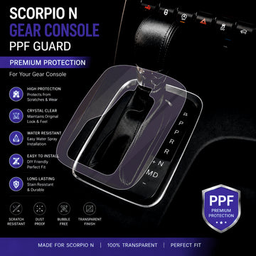 Mahindra Scorpio N Gear Panel Precut PPF Guard