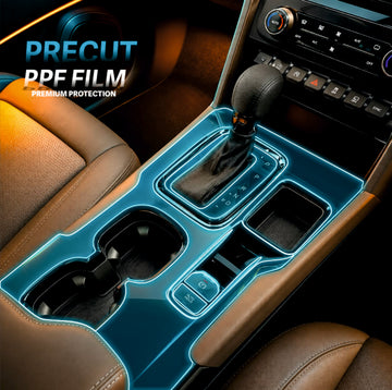 Mahindra Scorpio N EPB Gear Panel Interior Precut PPF Guard (2026)
