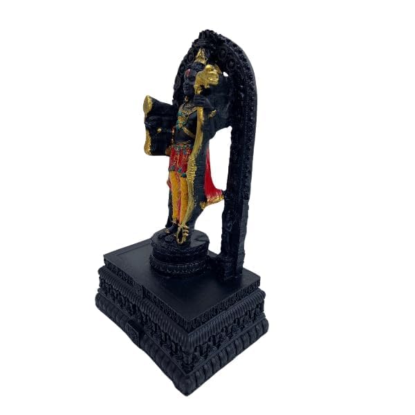 Shree Ram Ji Statue – 6 Inch Marble Dust Idol for Mandir & Room Decor - SRAM_IDOL