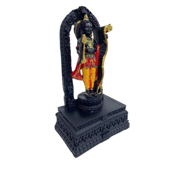 Shree Ram Ji Statue – 6 Inch Marble Dust Idol for Mandir & Room Decor - SRAM_IDOL