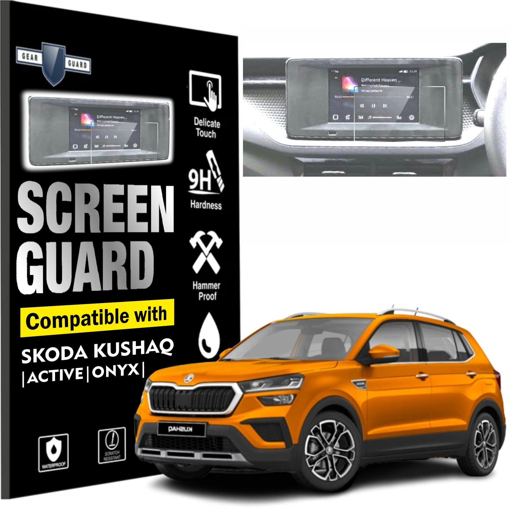 Skoda Kushaq Touch Screen Guard [2021 - 2023] - S7C_KUSHAQ21