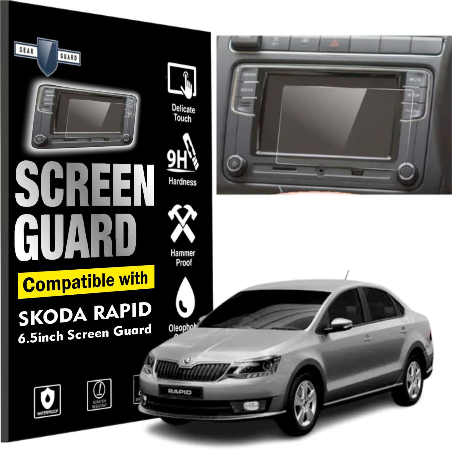 Skoda Rapid Accessories Touch Screen Guard